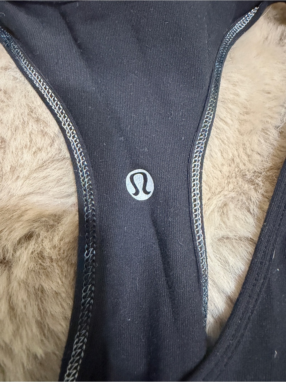 Black Racerback Tank Top - Picture 3 of 3